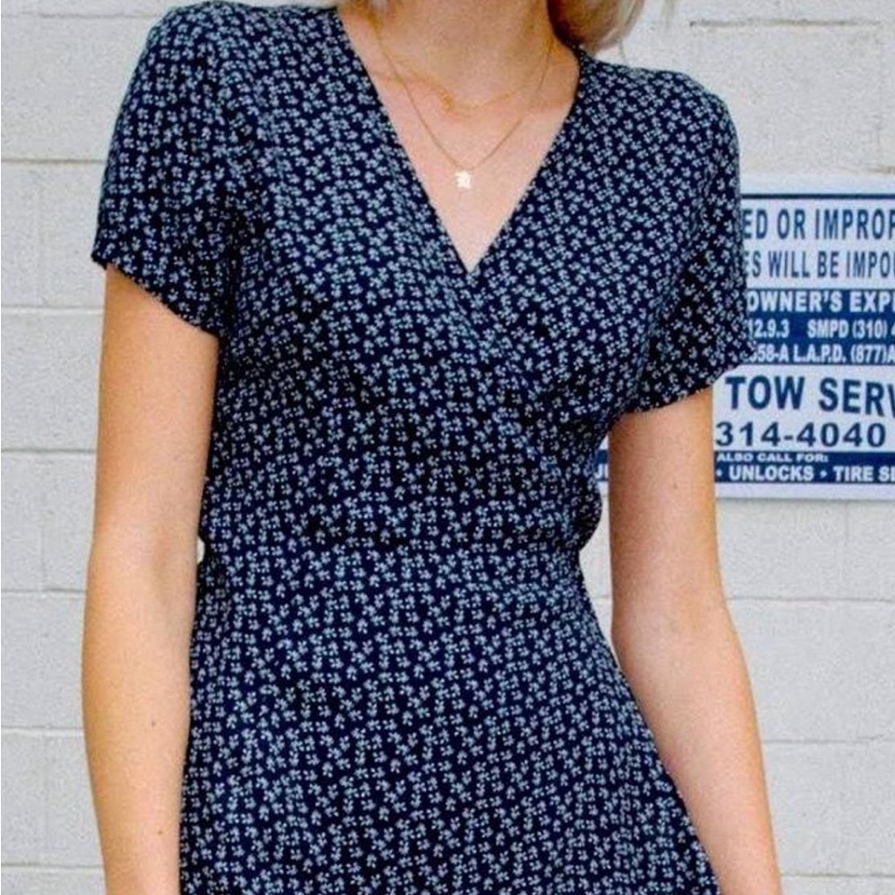 Brandy melville robbie mini wrap dress